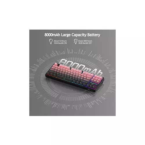 MageGee LIGHT87 Tri-Mode Creamy Gasket Mounted Mechanical Keyboard - 3
