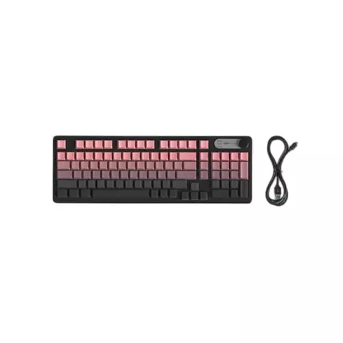 MageGee GK960 Wired RGB Gaming Keyboard (Pink Black) - 1