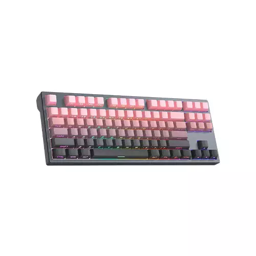 MageGee Captain87 Magnetic Switch Wired Mechanical keyboard (Scarlet Dusk) - 1