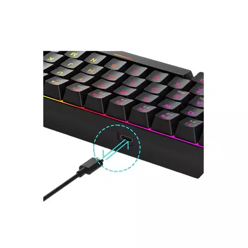 MageGee MK-BOX Wired RGB lighting Mechanical keyboard (Magnetic Switch) - 1