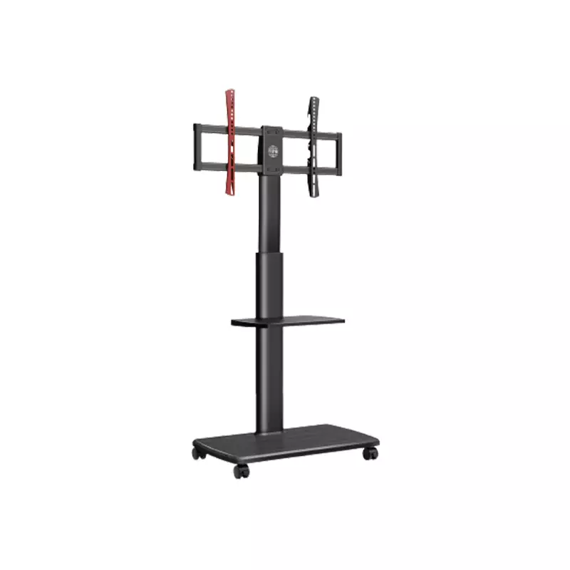 FITUEYES 32- 65 INCH ROLLING LOCKABLE WHEELS TV STAND - 1