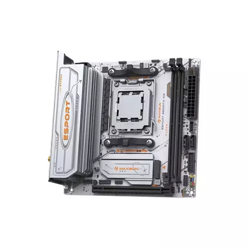 MAXSUN eSport B850ITX ICE (Wi-Fi 6) DDR5 B850ITX WIFI ICE  AMD Motherboard - 2