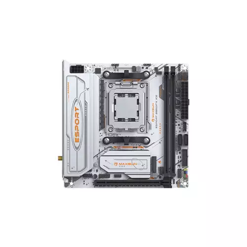 MAXSUN eSport B850ITX ICE (Wi-Fi 6) DDR5 B850ITX WIFI ICE  AMD Motherboard - 3