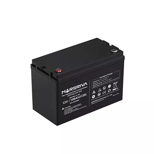 Marsriva MR-PBL12-100 12V 100Ah Sealed Lead-Acid UPS Battery - 3