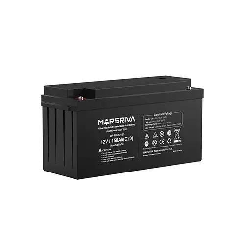 Marsriva MR-PBL12-150 12V 150Ah Sealed Lead-Acid UPS Battery - 1