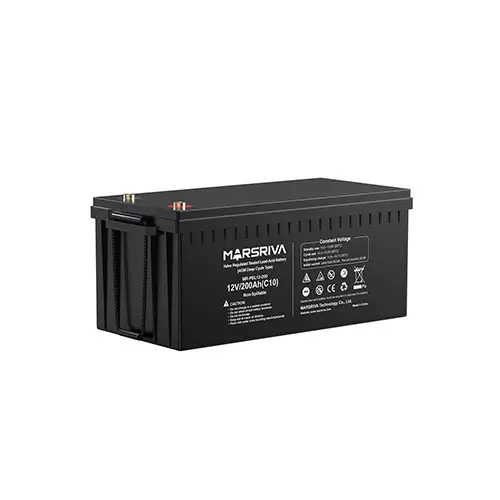Marsriva MR-PBL12-200 12V 200Ah Sealed Lead-Acid UPS Battery - 1