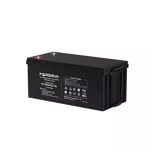 Marsriva MR-PBL12-200 12V 200Ah Sealed Lead-Acid UPS Battery - 2