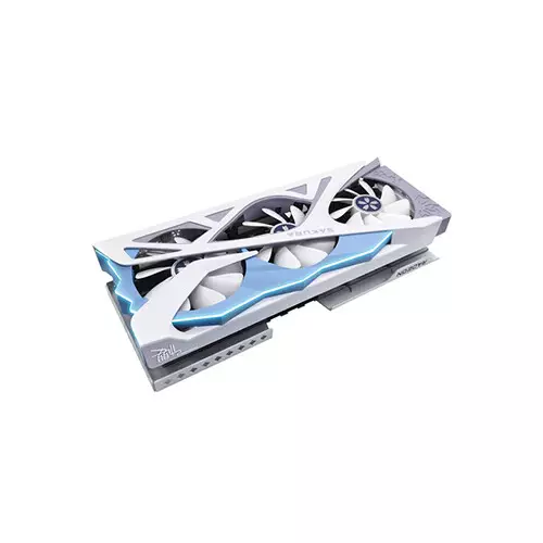 Yeston Sakura Radeon RX 9070 XT 16G GDDR6 Graphics Card - 1