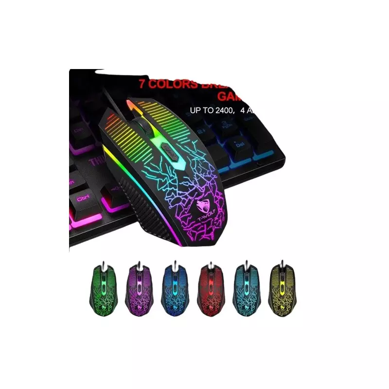 T-WOLF TF-31 GAMING KEYBOARD MOUSE MOUSE PAD 3-IN-1 COMBO - 2
