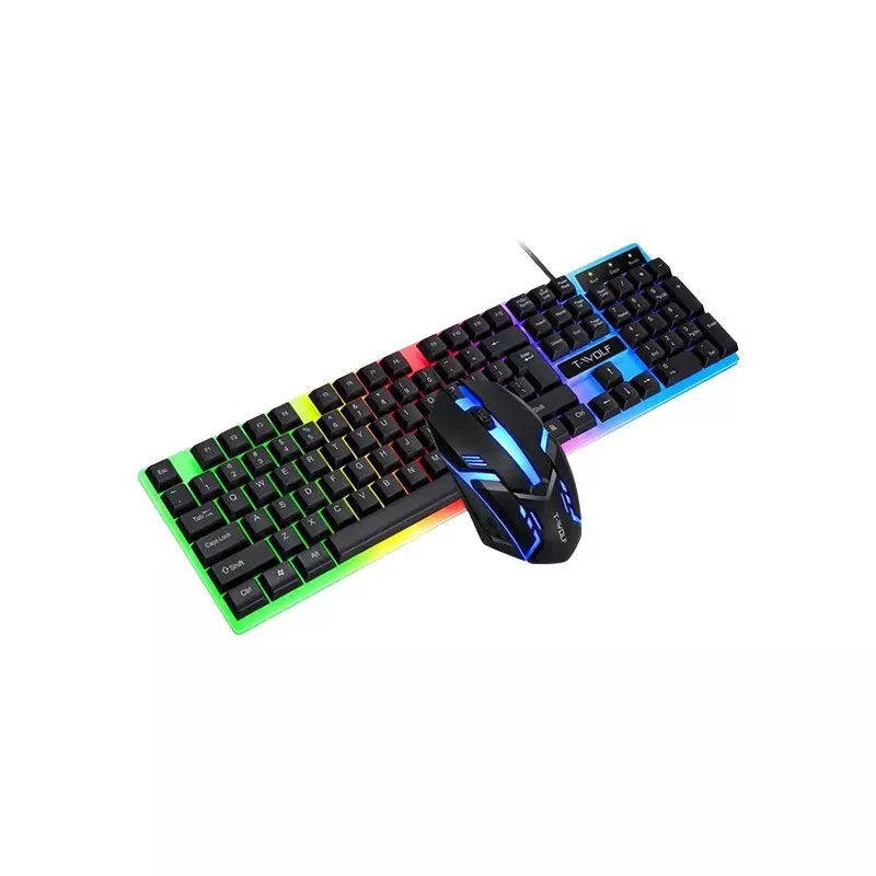 THUNDER WOLF TF230 GAMING WIRED KEYBOARD MOUSE COMBO - 1