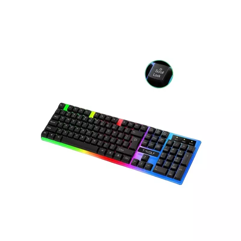 THUNDER WOLF TF230 GAMING WIRED KEYBOARD MOUSE COMBO - 5