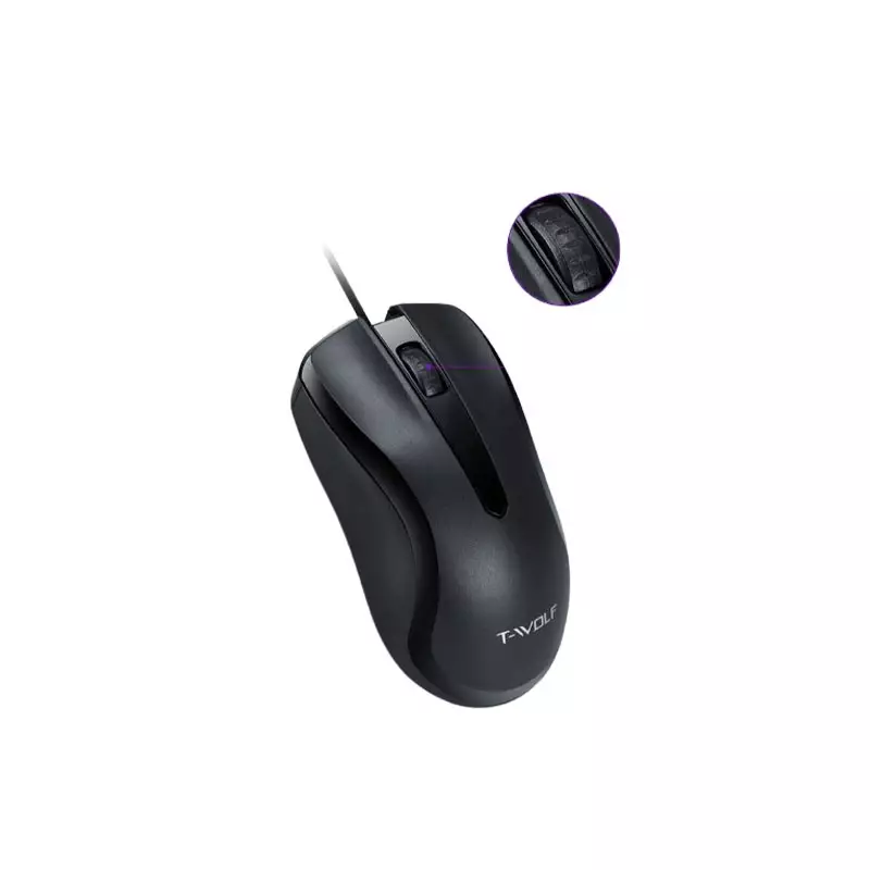 T-Wolf V12 Highend USB Optical Wired Mouse - 4