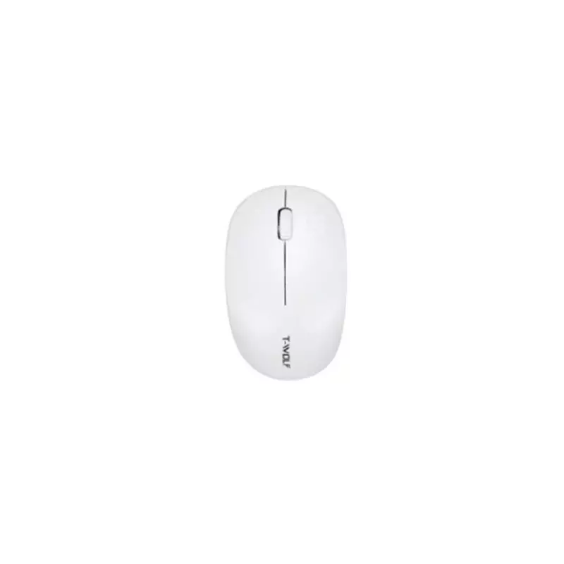 T-WOLF Q4 Wireless Optical Mini Mouse (White) - 1