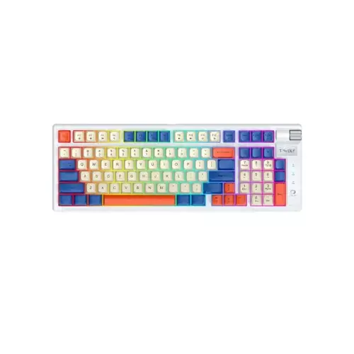T-Wolf T70 RGB Tri Mode Hotswappble Mechanical Keyboard