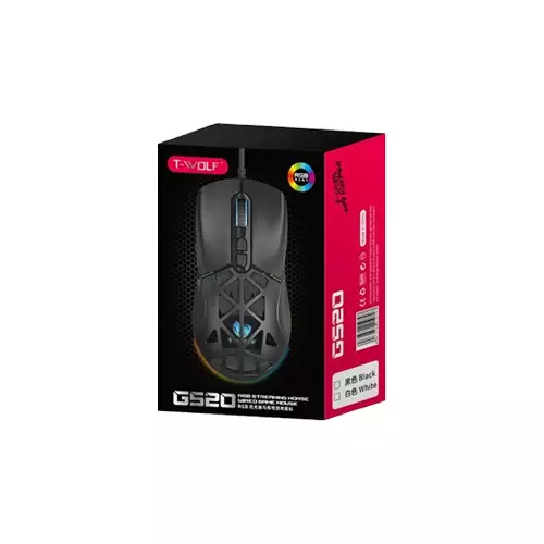 T-WOLF G520 RGB Wired Gaming Mouse - 2