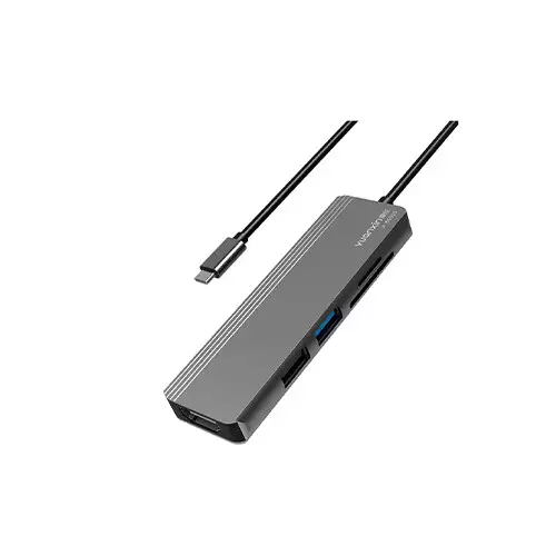 Yuanxin X-80505 Multiport 5 in 1 Aluminium Type C Hub