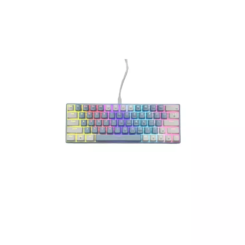 Zifriend T62 RGB Backlit Hot-Swappable Mechanical Gaming Keyboard (Red/Blue Switch)