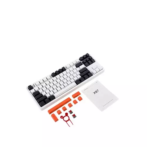 Furycube X87 Full Hot-swappable Mechanical Keyboard (Red Switch) - 3