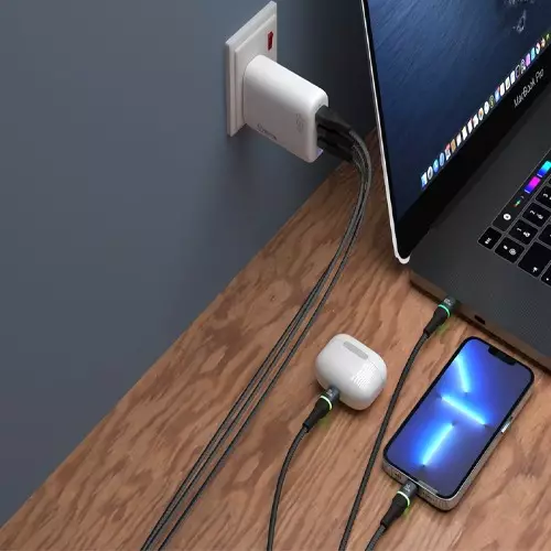 TETON TU - CL 32 USB C to lightning Braided Cable 20W PD Fast Charger Data Cable - 2