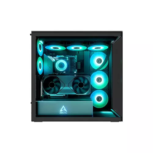 Arctic Xtender VG Clear Glass Premium E-ATX Gaming Case with 420mm Cpu Cooler - 2