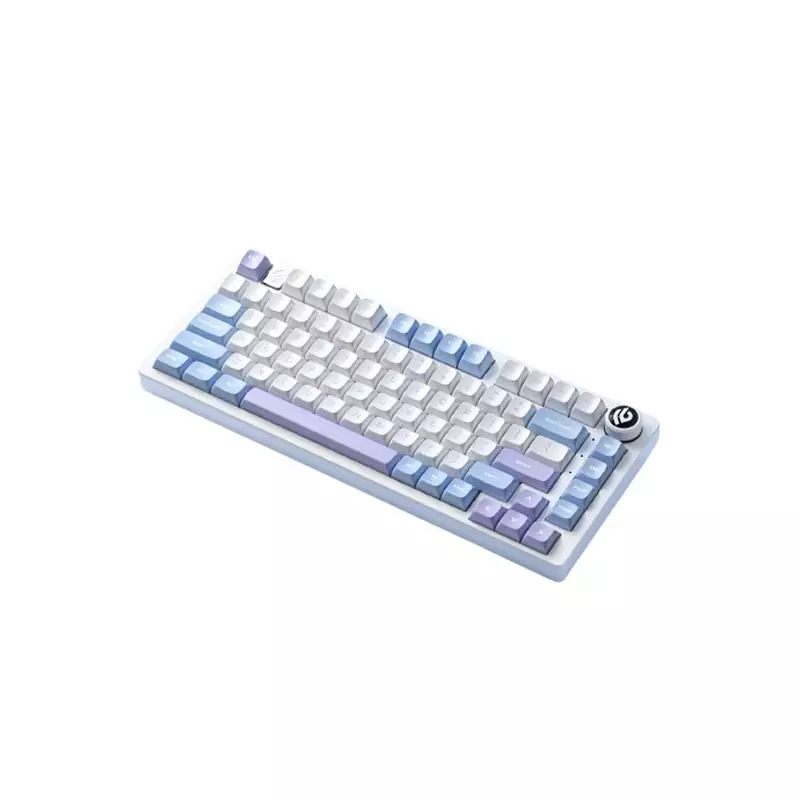 LEOBOG HI75 81-Keys RGB Wired Mechanical Gaming Keyboard (White) - 1
