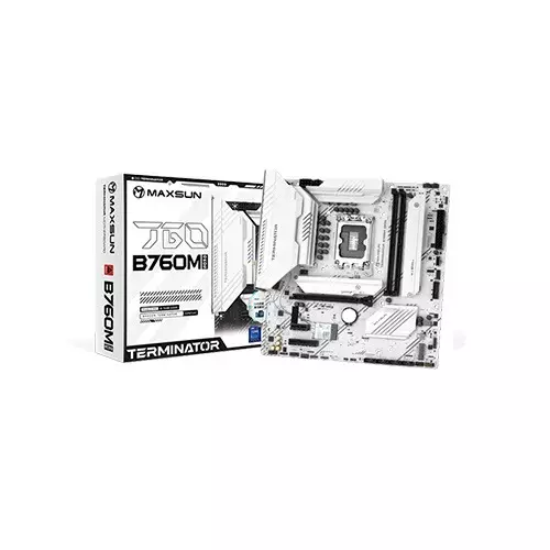 Maxsun Terminator B760M GKD5 ICE DDR5 2.5G ATX Gaming Motherboard - 1
