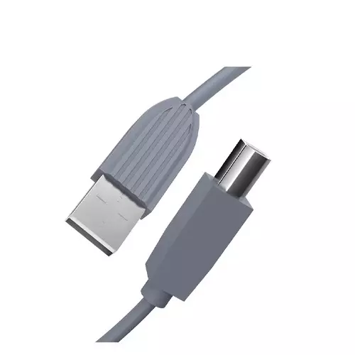 Yuanxin USB Type-A Male to Type-B Male Grey Printer Cable - 2