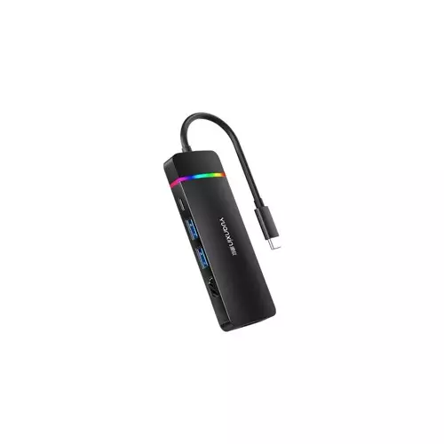 Yuanxin X-32035 Multiport 5 in 1 RGB Type C Hub