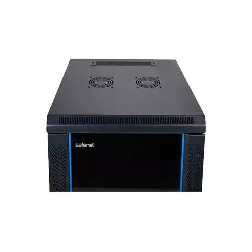 Safenet SNW6612 12U Wall Mount Network Cabinet with PDU - 0