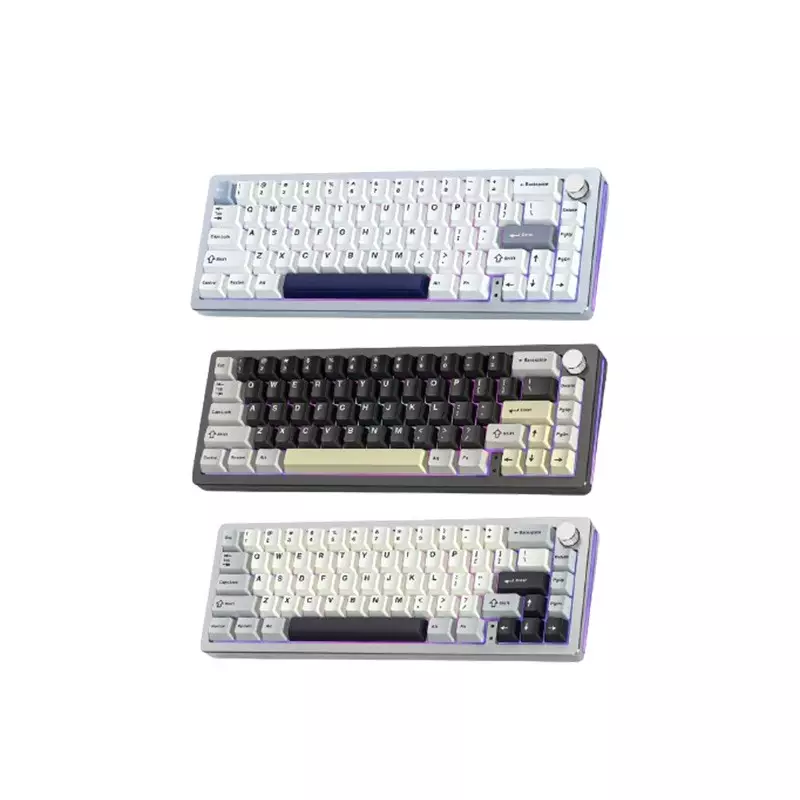 YUNZII AL66 Knob CNC Aluminum Bluetooth Wireless Mechanical Keyboard - 3