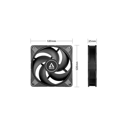 ARCTIC P12 Max - High-Performance 120 mm case Fan - 1