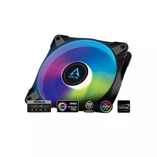 Arctic P14 PWM PST ARGB 140mm (1xFAN) Cooling Case Fan (Black) - 0