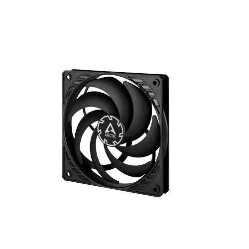 Arctic P12 Slim PWM PST 120mm (3 Pack) Cooling Case Fan (Black) - 0