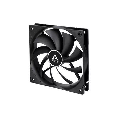 ARCTIC F12 PWM PST 120mm Quiet motor PC Case Fan (Black) - 0