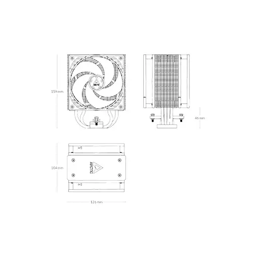 ARCTIC Freezer 36 CO Multi Compatible Tower CPU Cooler - 5