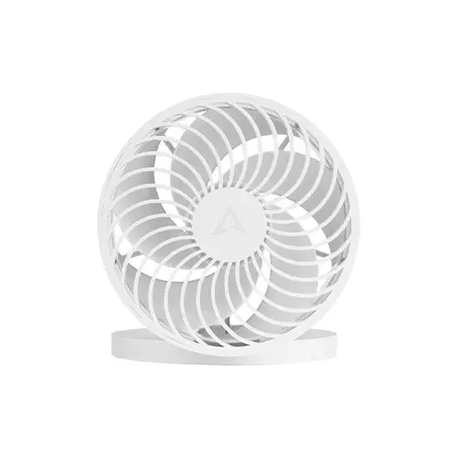 Arctic Summair Plus Rechargeable Foldable Table Fan (White) - 1