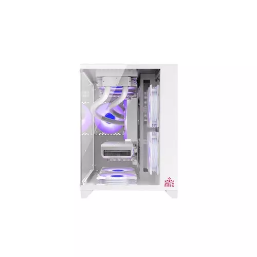 Monarch Mystery Box X5 Desktop Gaming Case (White) - 1