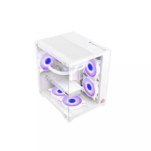 Monarch Mystery Box X5 Desktop Gaming Case (White) - 2
