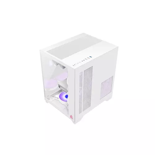 Monarch Mystery Box X5 Desktop Gaming Case (White) - 3