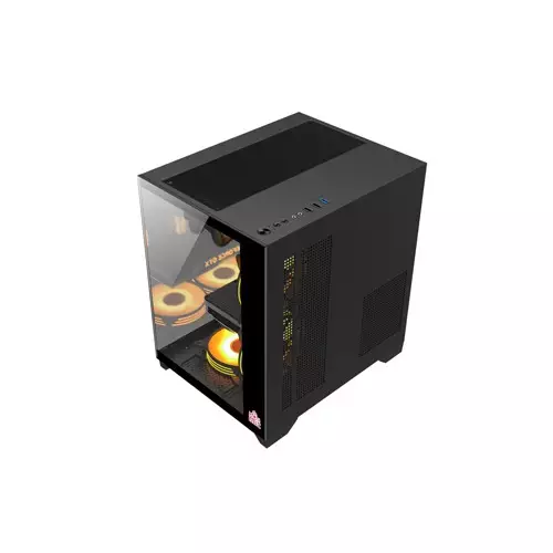 Monarch Mystery Box X5 Desktop Gaming Case (Black) - 3