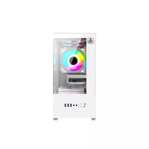 MONARCH ICE COOLER X5 ARGB Desktop Gaming Case (White) - 2