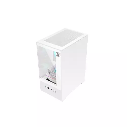 MONARCH ICE COOLER X5 ARGB Desktop Gaming Case (White) - 3