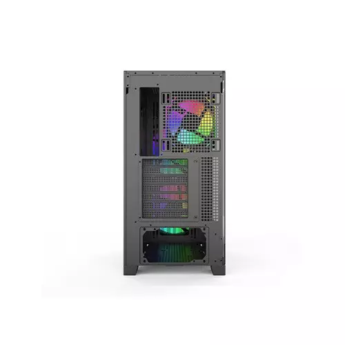 MONARCH M9 PRO MAX X3 ARGB ATX Mid-Tower Gaming Case with LCD Display - 3