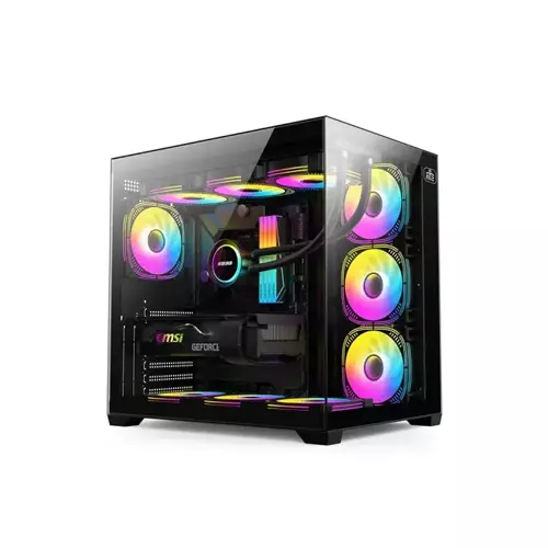 Monarch City Ranger X7 ARGB Mid-Tower ATX Desktop Case - 1