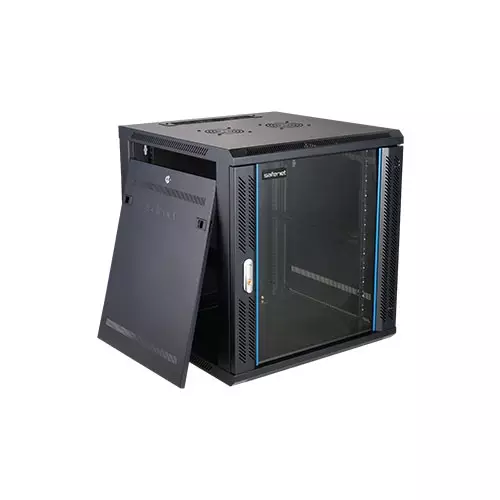 Safenet SNW6609 9U Wall Mount Network Cabinet with PDU - 1