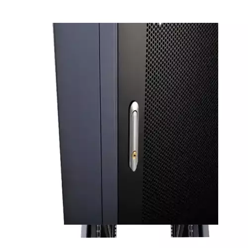 Safenet 42U Tempered Glass Door Floor Standing Server Cabinet - 1