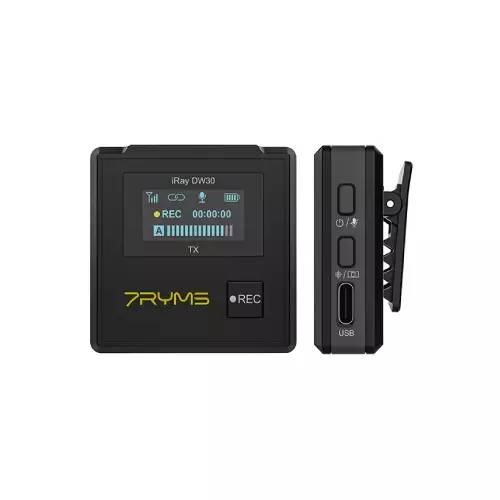 7RYMS iRAY DW30 Wireless 2.4G Dual-Channel Professional Microphone - 1