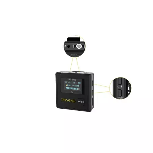 7RYMS iRAY DW30 Wireless 2.4G Dual-Channel Professional Microphone - 5