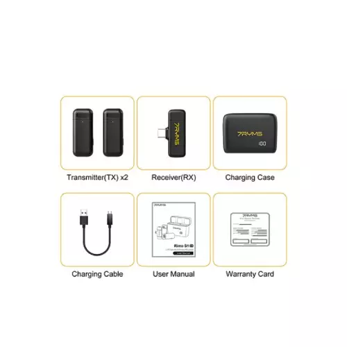 7RYMS Rimo S1 LN 2.4G Dual-channel Wireless Microphone - 13