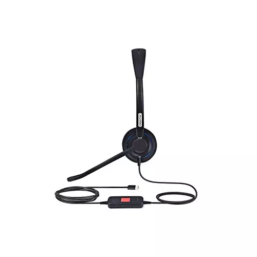 Inbertec UB815M Single Ear AI Noise Cancelling Headset - 1